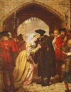 Edward Matthew Ward Sir Thomas More's Farewell to his Daughter oil painting artist